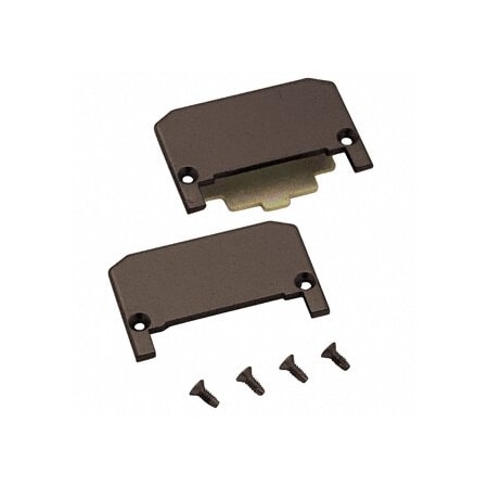 Dark Bronze Push Pad End Cap Package For 1200 Series Panic Exit Device